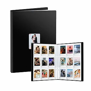 Фотоальбом FRETONBA для Polaroid Film 6 x 9 см, підходить для фото Instax Mini, 216 кишень, велика фотокнига з переднім вікном - Фото 1