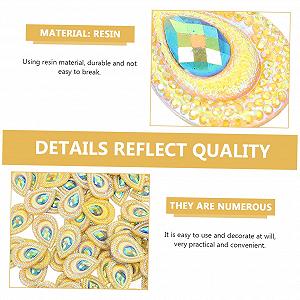 Стрази Павич Золото, 100 шт. synthetic.ua - Фото 1