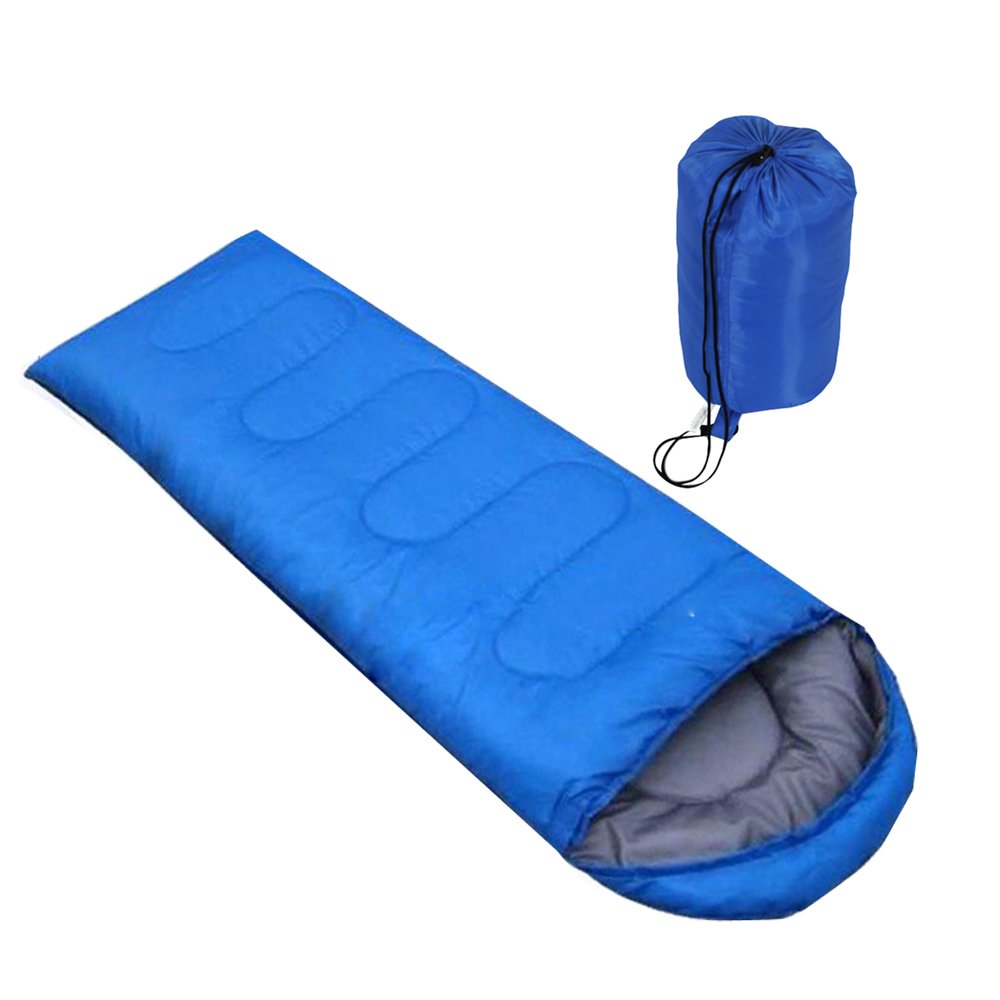 Спальний мішок Suyi Waterproof Portable Rectangle для подорожей походів кемпінгу розкладений розмір 180см+30см*75см синій, фото №1