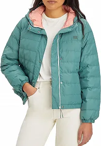 Женская куртка LEVIS EDIE PACKABLE JACKET Silver Pine - XXS - Фото 1