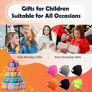 Детская новогодняя шапка с LED подсветкой Richaa synthetic.ua - Фото 1