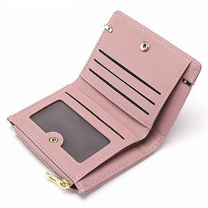 Кошелек FALAN MULE Маленький Кожаный Женский С RFID Защитой Мини Розовый synthetic.ua - Фото 1