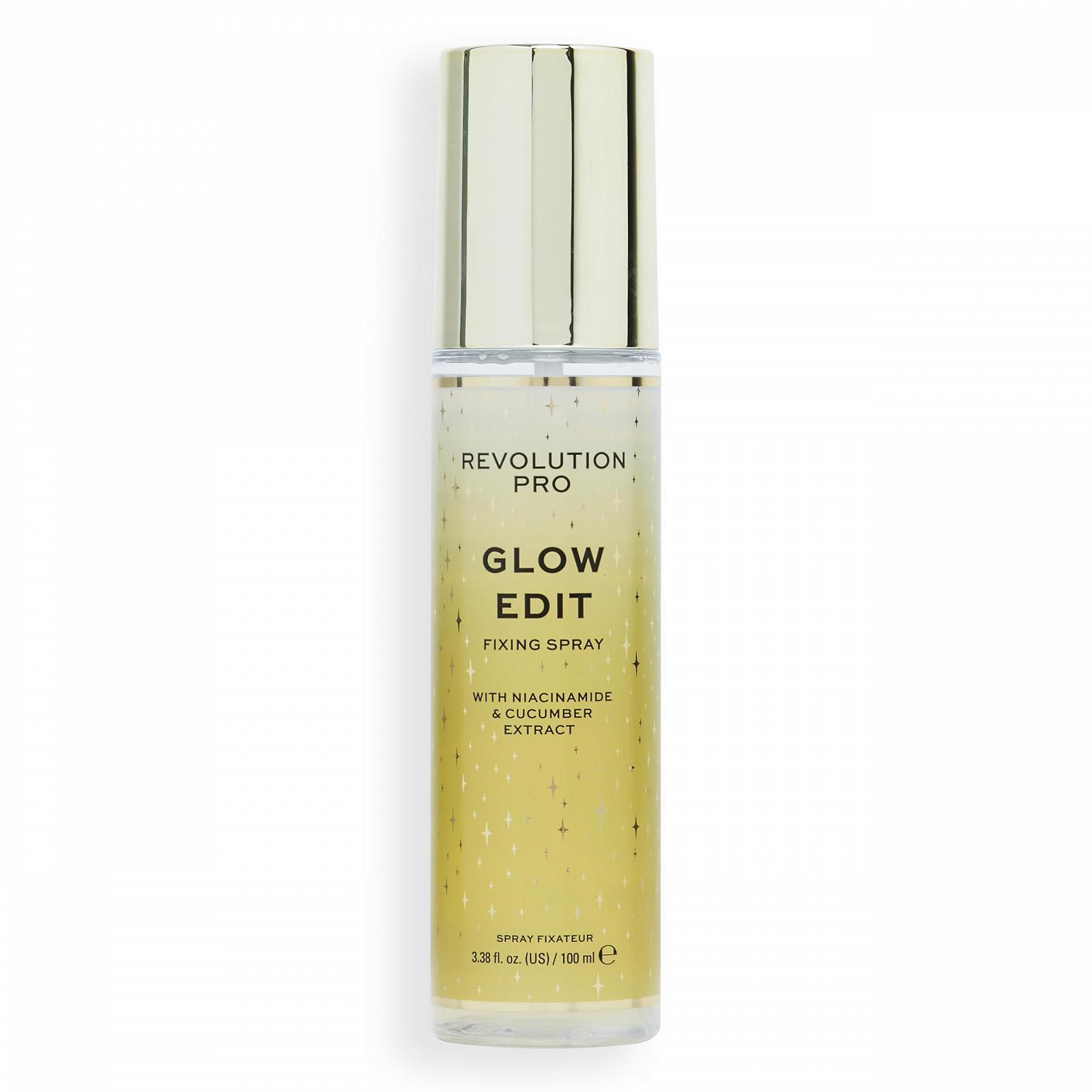 Спрей Revolution Pro Glow Edit Фіксатором Надає Блиском З Ніацинамідом 100 мл, фото №2