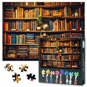 Пазл Vintage Library Книжкова полиця 1000 елементів 50 x 70 см - Фото 1