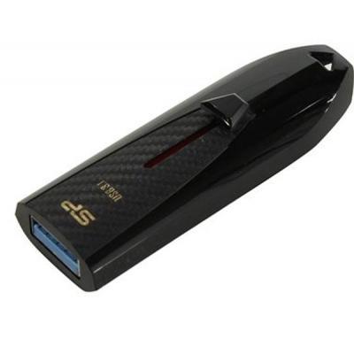 USB флеш-накопитель Silicon Power 16GB Blaze B25 Black USB 3.1 SP016GBUF3B25V1K, фото №2