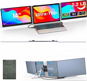 Монітор портативний 14" Kwumsy S8 Pro Full HD IPS 60 Гц - Фото 1