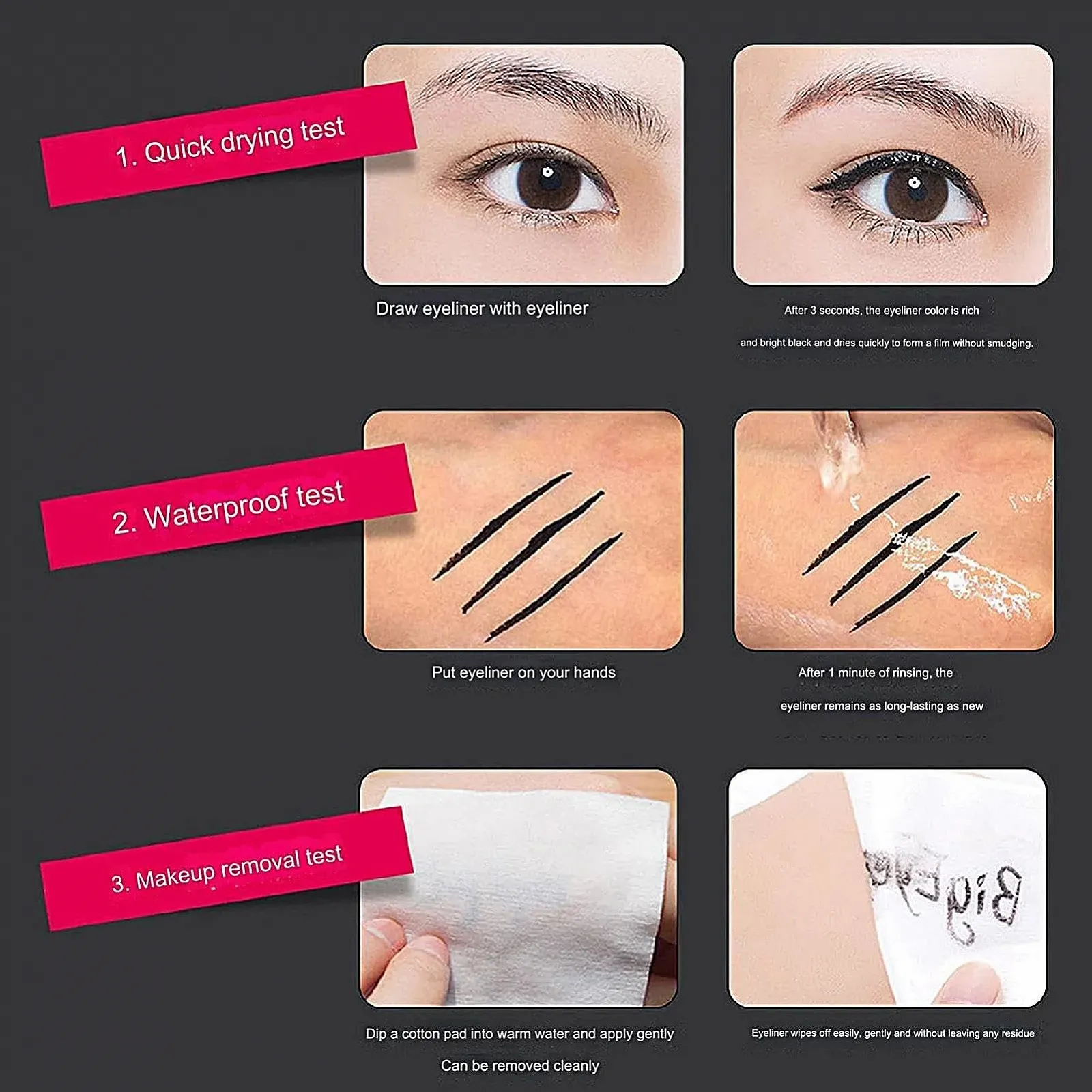 Подводка для глаз Calligrapher Черный, фото №4