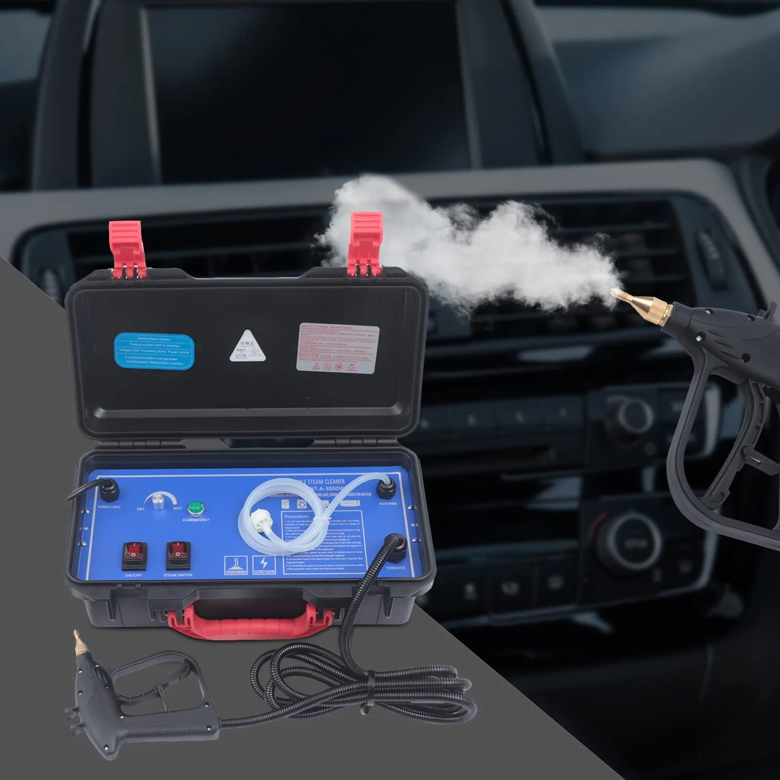 Пароочисник високого тиску 3 kW 220 V, фото №9