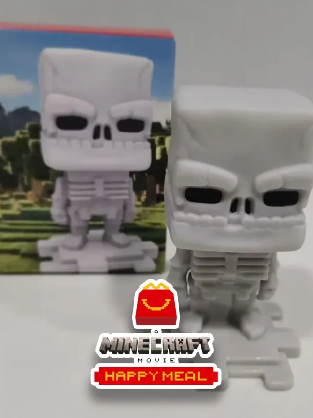 Фігурка скелетон Minecraft (Minecraft Skeleton) - McDonald's Happy Meal, фото №1 Фігурка скелетон Minecraft (Minecraft Skeleton) - McDonald's Happy Meal, фото №1