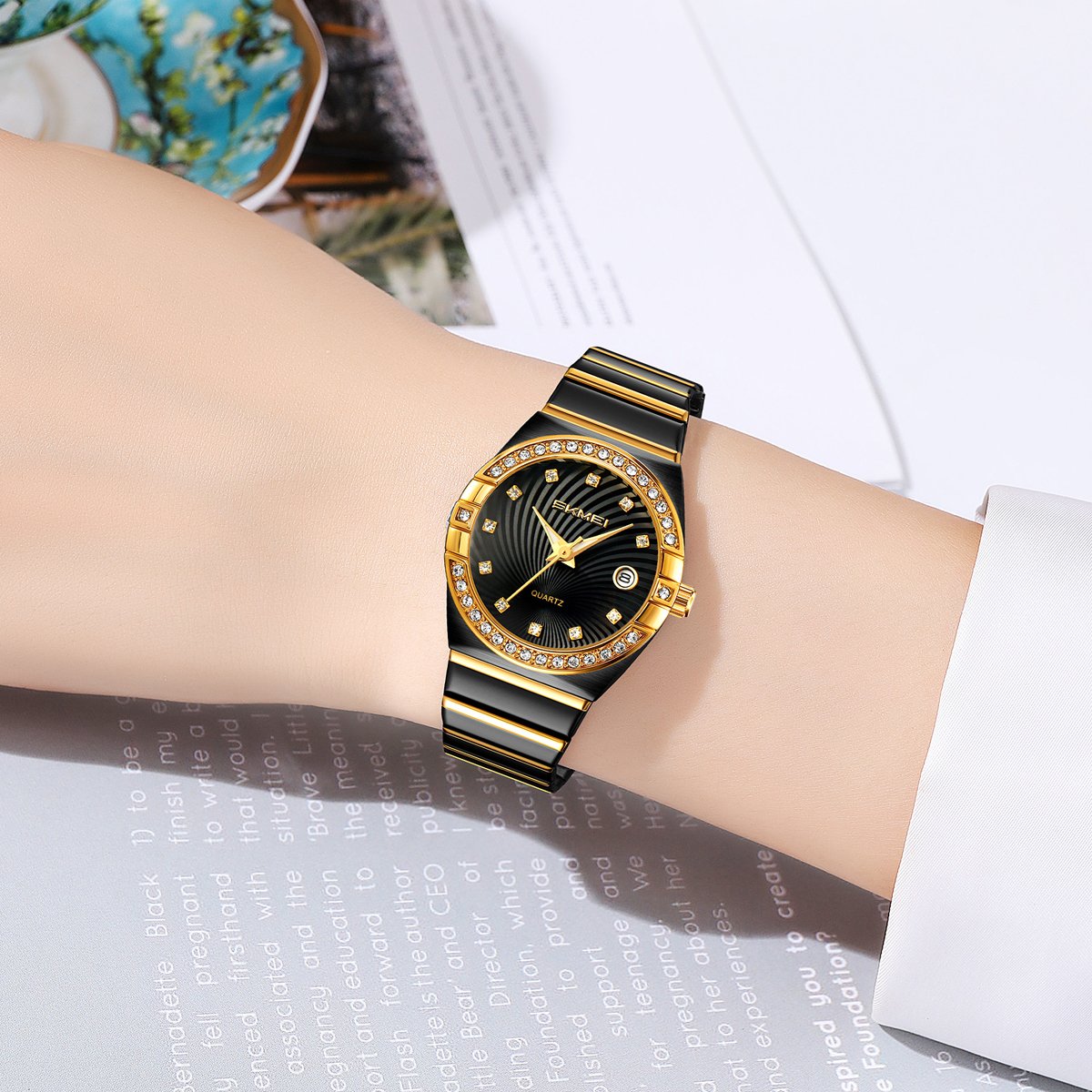 Годинник Skmei 2342BKGD Black-Gold, фото №3