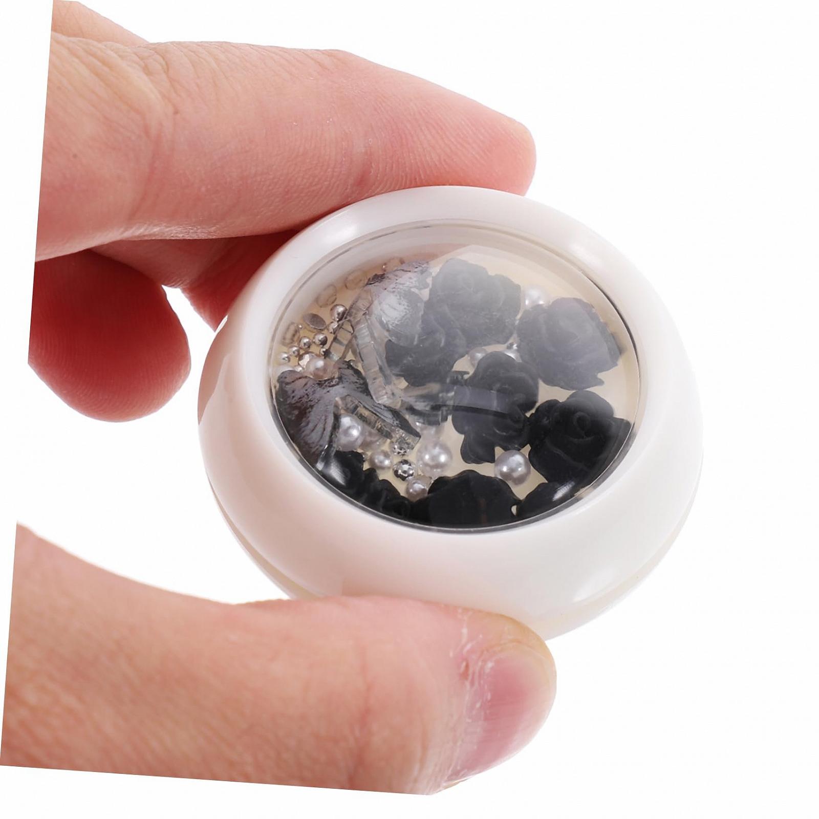 Перли рожеві, плоска основа, мікс, фото №3