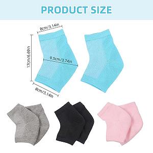 Компрессионные носки (4 пары) Голубой, серый, розовый и черный цвета synthetic.ua - Фото 1