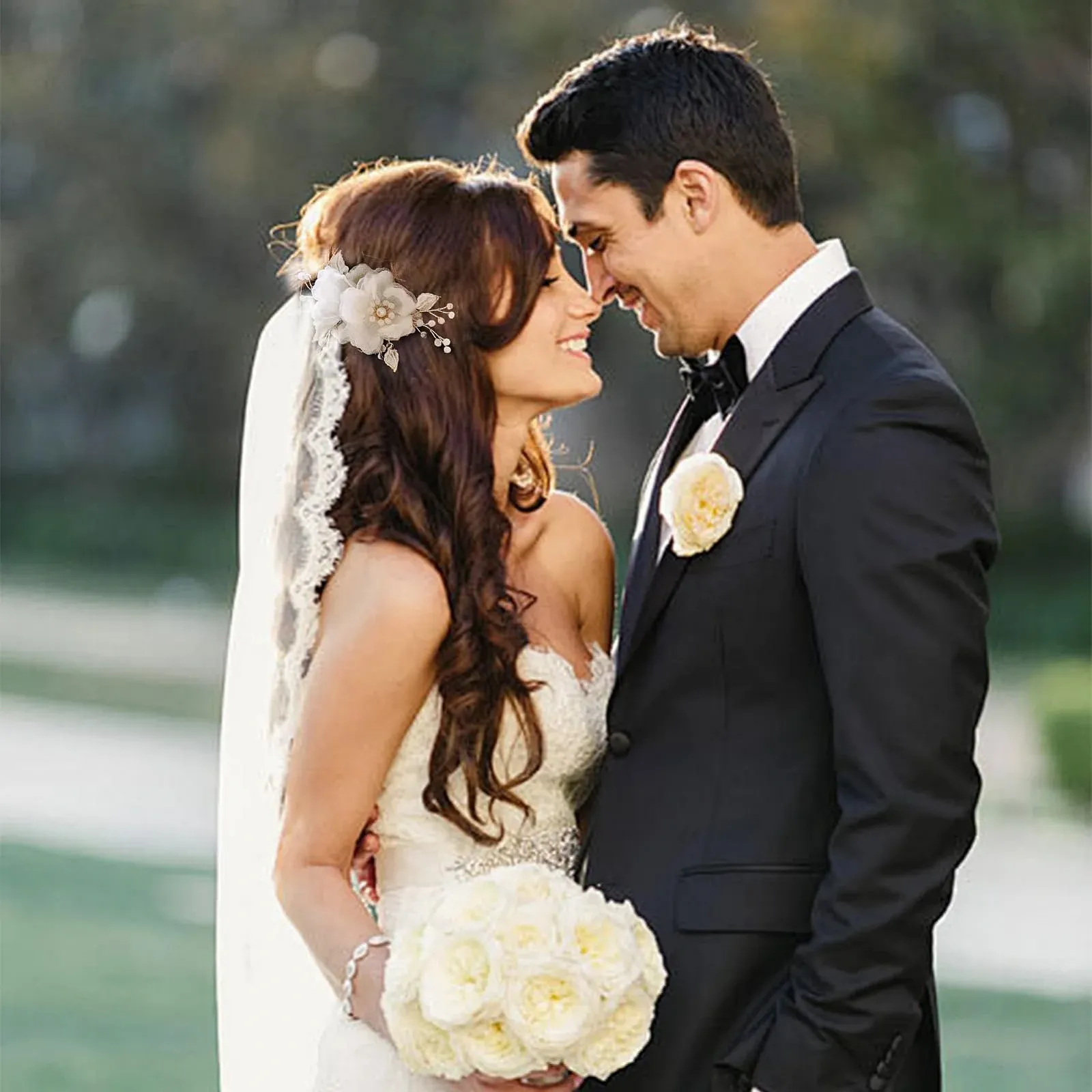 Заколка для волос Perlen, 2 шт. Декоративные заколки для волос с классическим жемчугом., фото №6