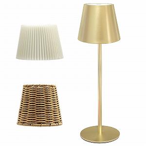 Настільна лампа ANTELA LED бездротова золотиста з димуванням 1 шт. - Фото 1