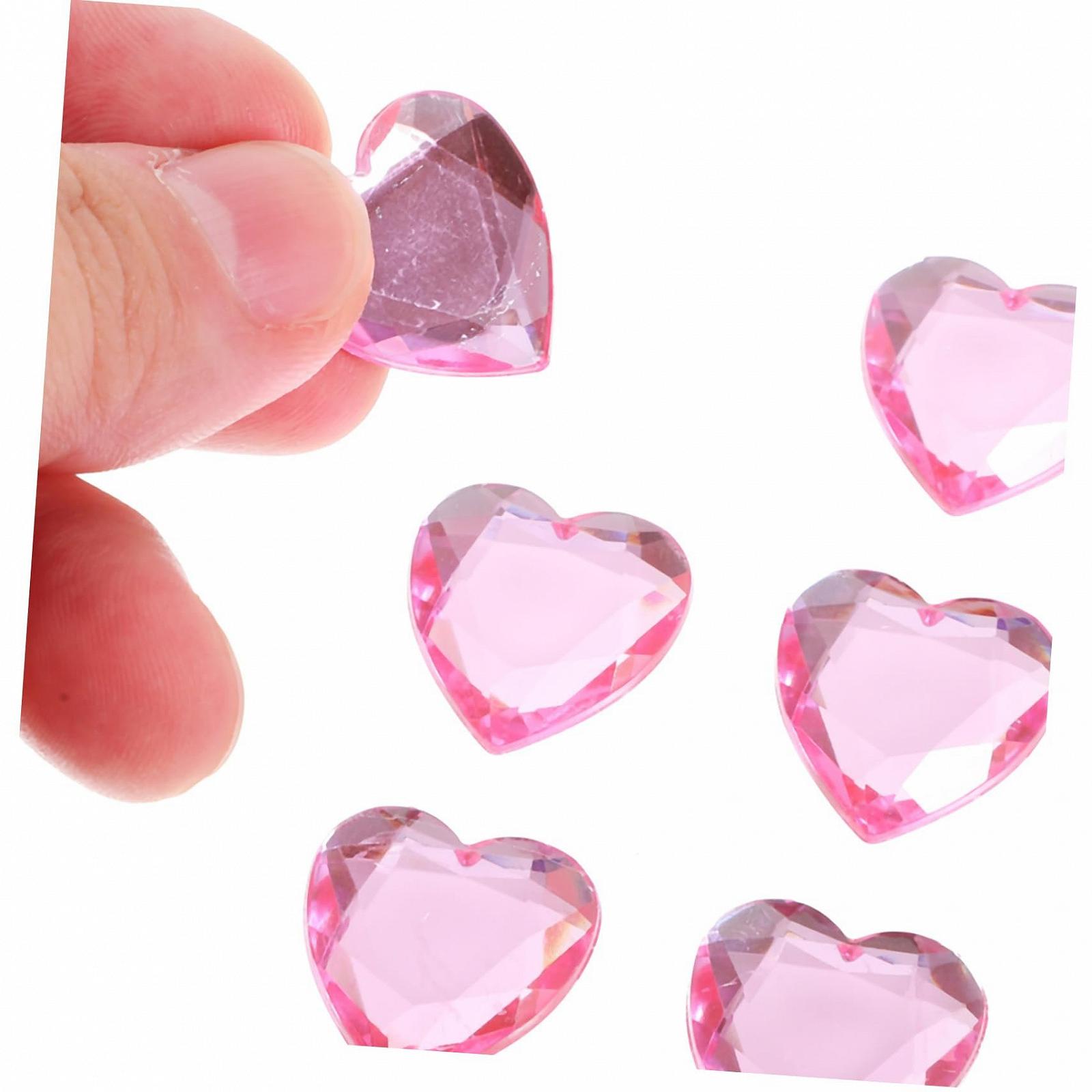 Наклейки Стразы MAGICLULU 12 листов, Клей Самоклеящиеся Камни для Макияжа Глаза Камни Сердце Наклейки для Ногтей Хрустальные Наклейки Украшения для Лица Аксессуары для Макияжа Детские Акриловые в Форме Сердца, фото №7