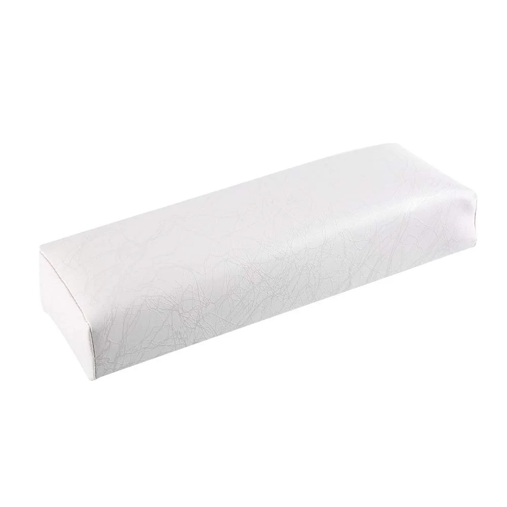 Подушка для манікюру Смугаста Шкіра М'яка Губка Білий, фото №3