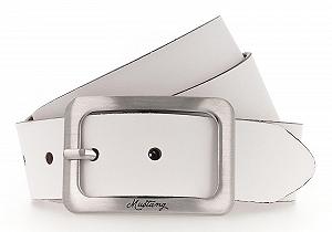 Женский кожаный ремень MUSTANG 3.5 W110 Белый, Белый - Фото 1