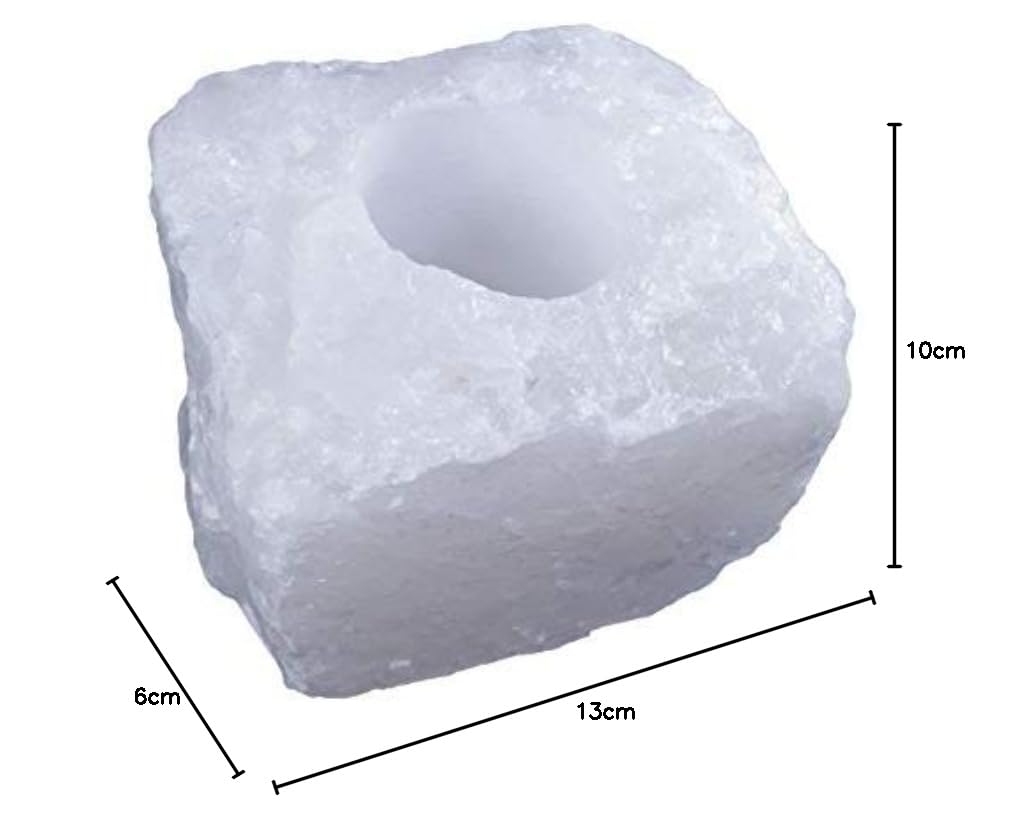 Підсвічник Lebensquelle Plus Rock Crystal Природний коштовний камінь Приблизно 1 кг Чайна свічка, фото №5