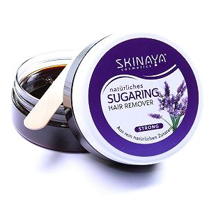 Набор для шугаринга Skinaya Premium сахарная паста Лаванда 300 г 15 полосок 5 шпателей - Фото 1