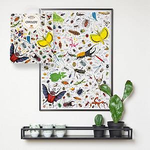 Пазл CzuCzu Puzzlove Insects 1000 елементів 48 x 68 см synthetic.ua - Фото 1