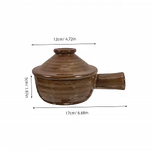 Кастрюля-сотейник LIFKOME с крышкой термостойкая легкая бесшовная с антипригарным покрытием synthetic.ua - Фото 1