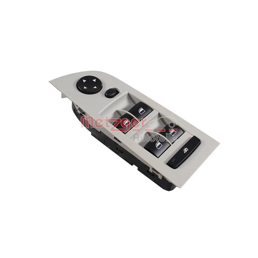 Перемикач склопідйомника METZGER 0916969 для BMW, з боку водія, передній, фото №1