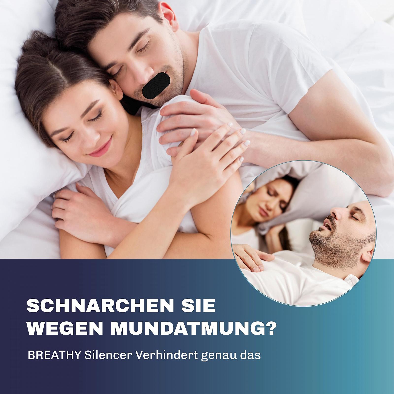 Пластыри для рта против храпа (60 штук) Запас на два месяца, фото №3