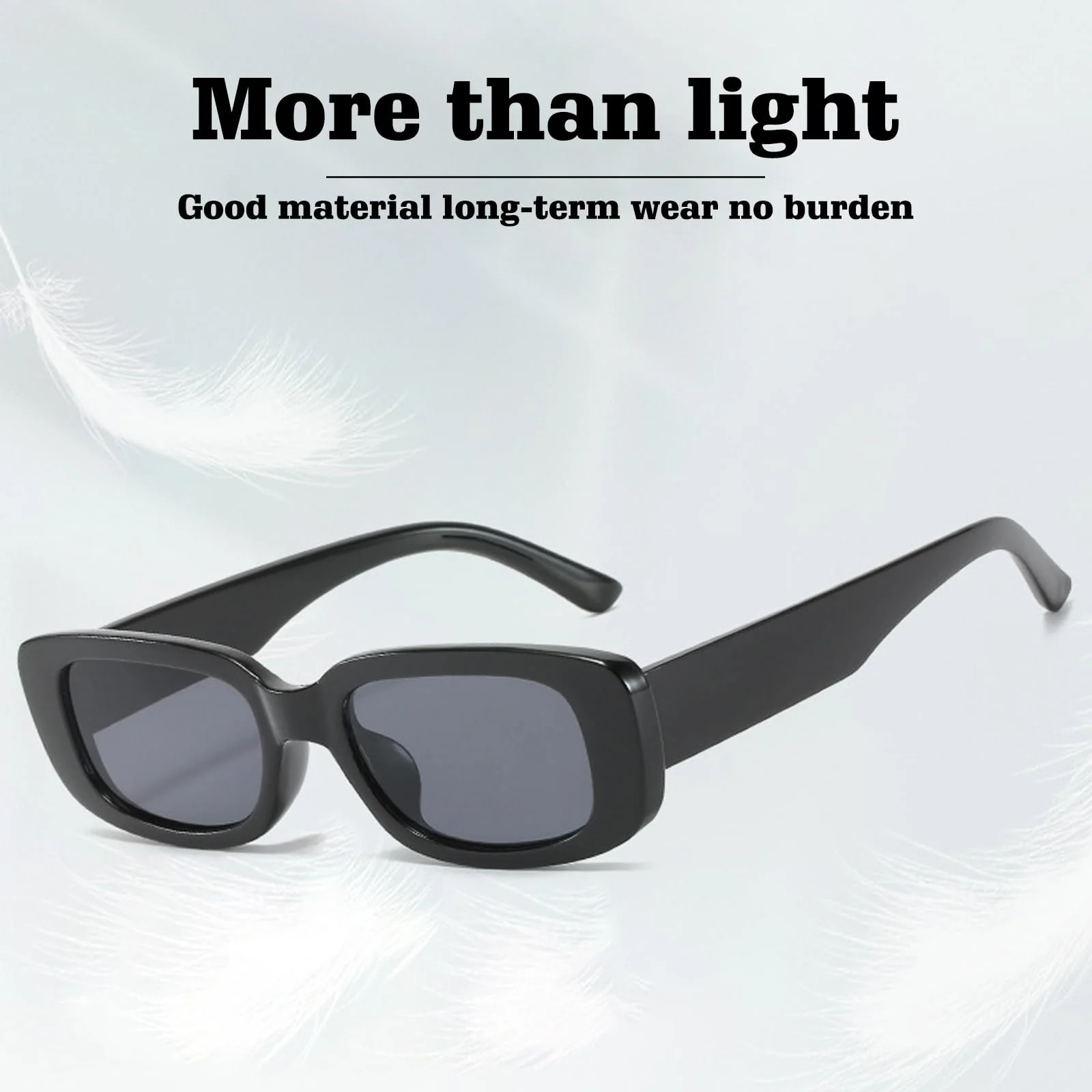 Сонцезахисні окуляри Прямокутні Вінтажні Коричневі, фото №2