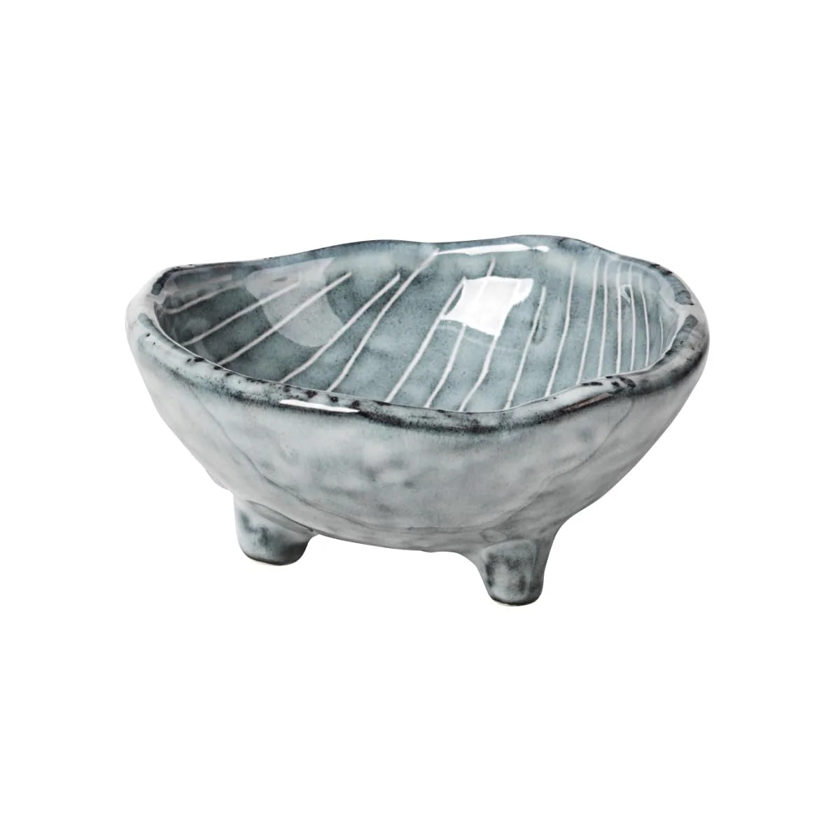 Миска Broste Copenhagen Nordic Sea S с ножками 8.5 см, фото №1