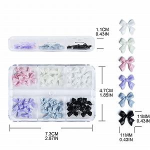Набор украшений для ногтей Бантики из смолы, 30 шт., 3D бантики, украшения, ювелирные изделия для самостоятельного изготовления, УФ-гель дизайн, милый маникюр, шлифовальные ногти для акриловых ногтей synthetic.ua - Фото 1