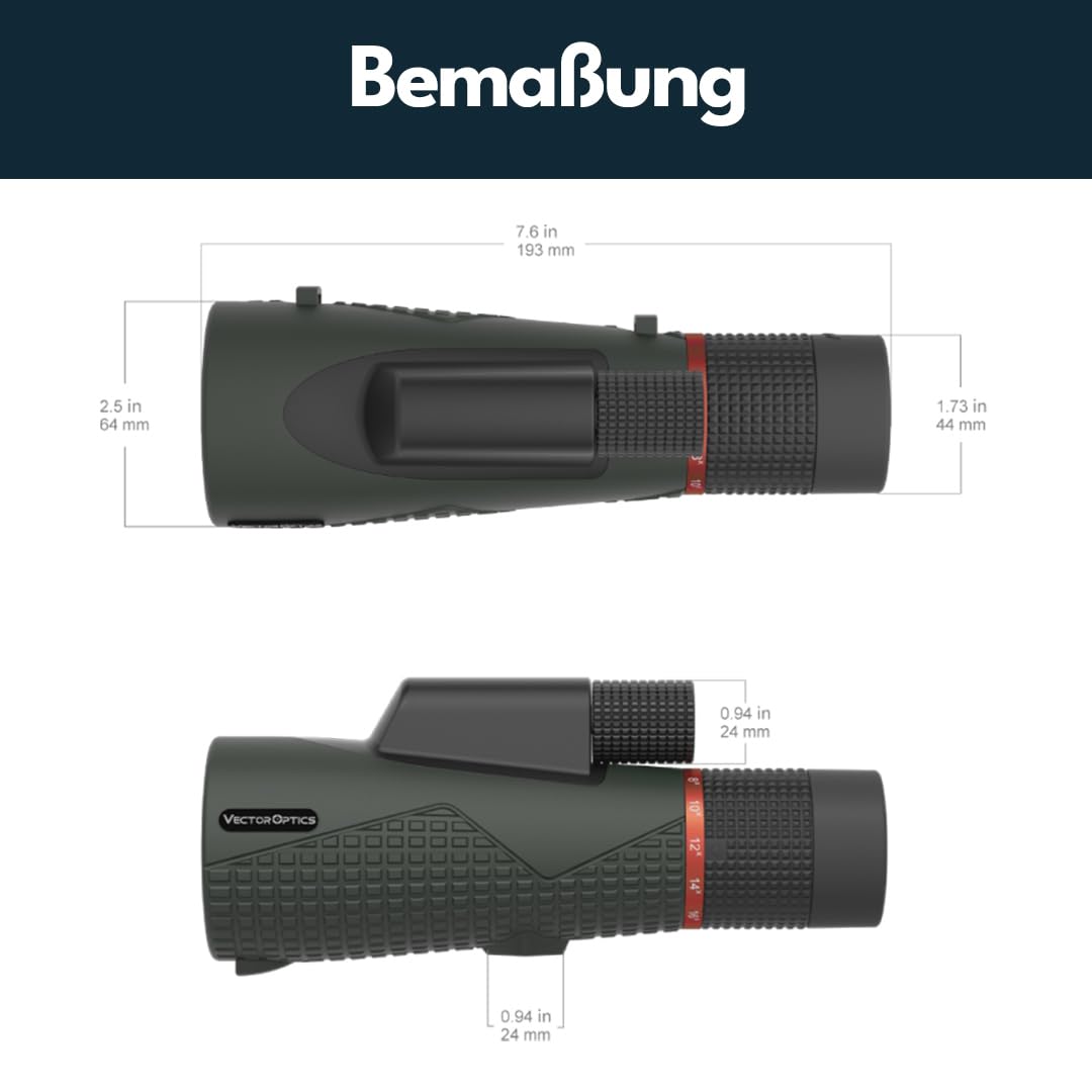 Монокуляр Vector Optics Forester SCMO-04 8-16x56 ED Тактичний, фото №7 Монокуляр Vector Optics Forester SCMO-04 8-16x56 ED Тактичний, фото №7