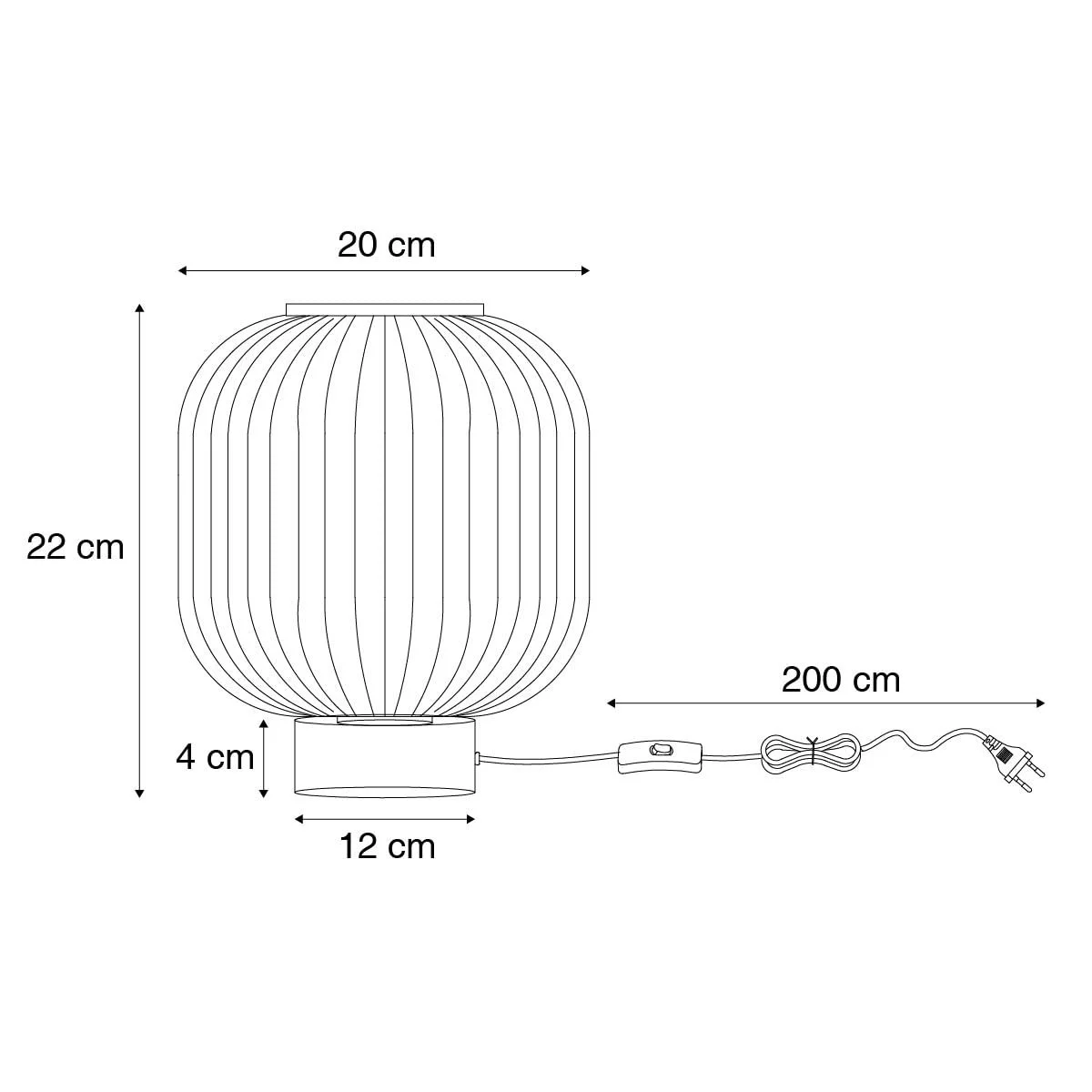 Настільна лампа Qazqa Karel Art Deco Smart WiFi A60 з диммером Чорна з димчастим склом, фото №4