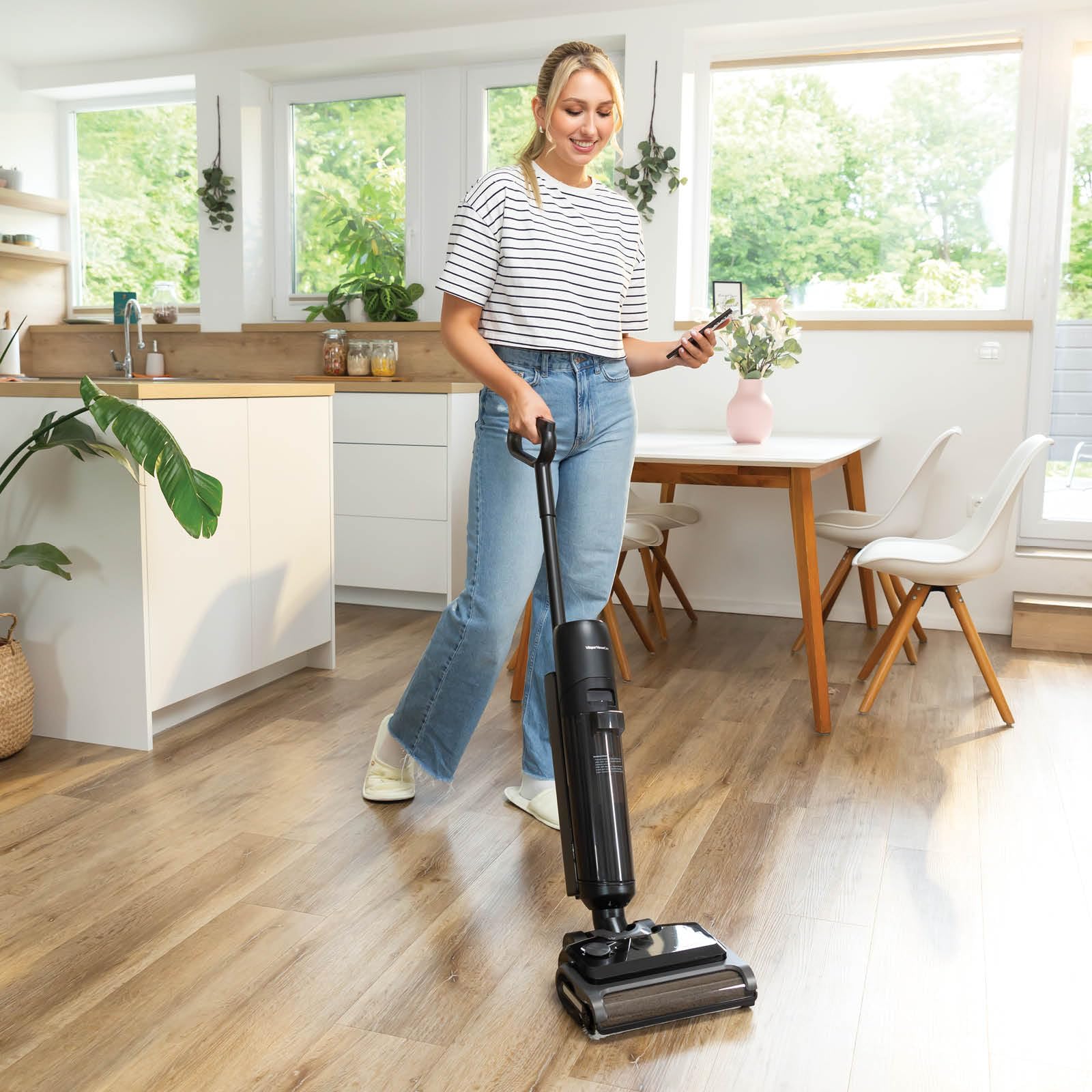 Пылесос ROSMARINO Vitapur ComboClean Pro 2-в-1 Аккумуляторный 220 Вт Ёмкость для воды, фото №3