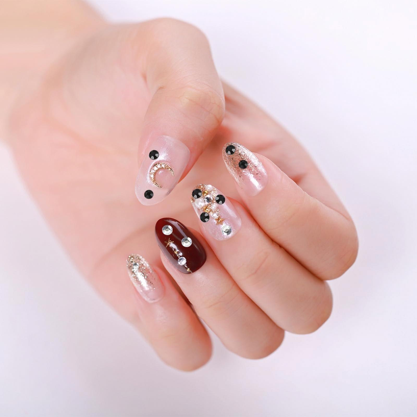 Стрази Tofficu для тіла, обличчя, макіяжу та волосся, блискучі прикраси, фото №3