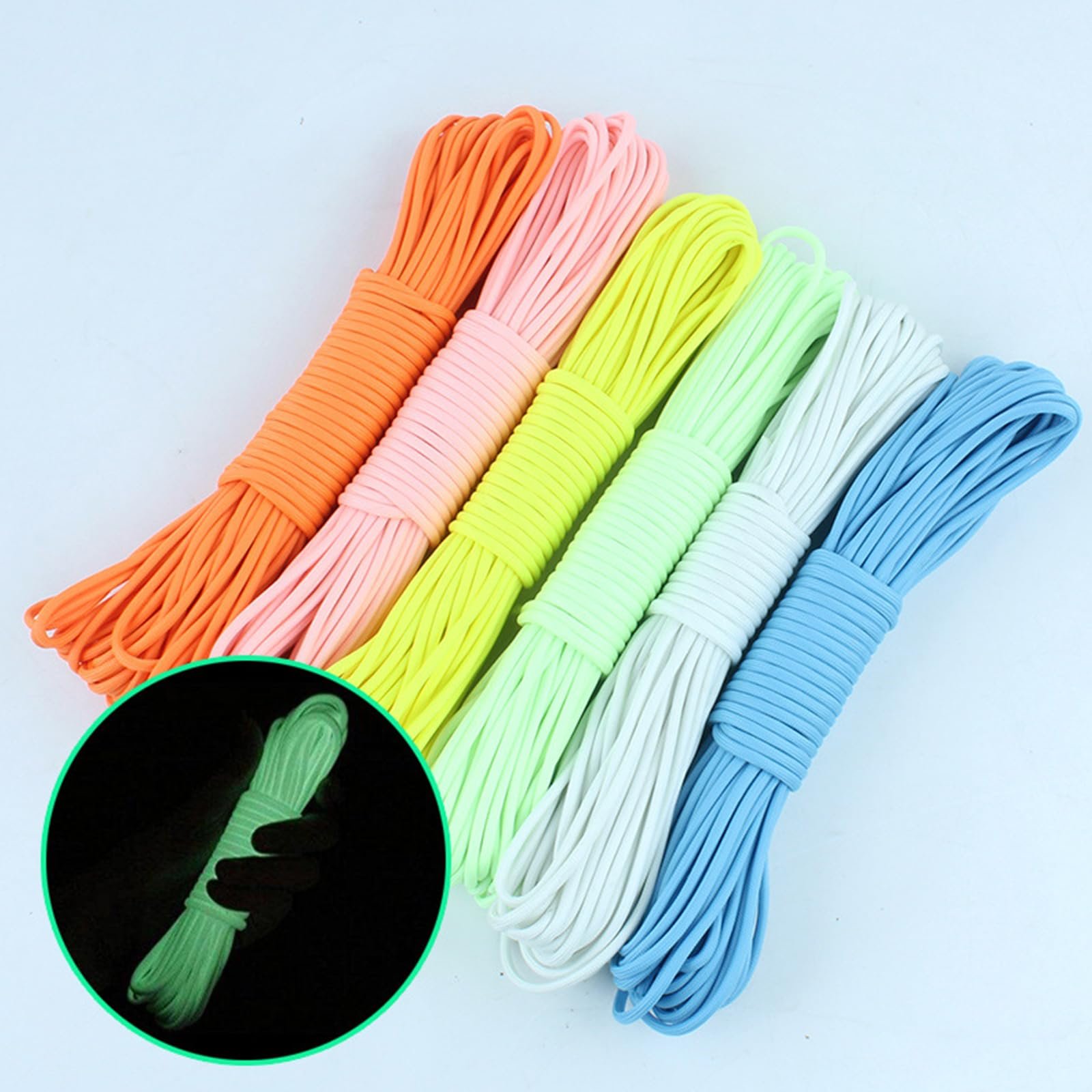 Трос для кемпінгу MEELYHOME 9-Strang Fallschirmschnur Lanyards для вулиці, фото №6