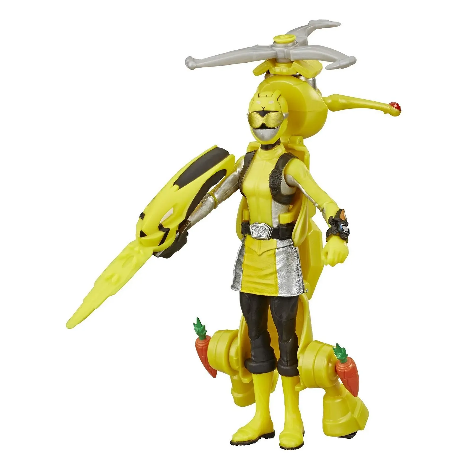 Фигурки Hasbro Power Rangers Beast Morphers Yellow Ranger & Morphin Jax Beastbot E8087 15 см, фото №3