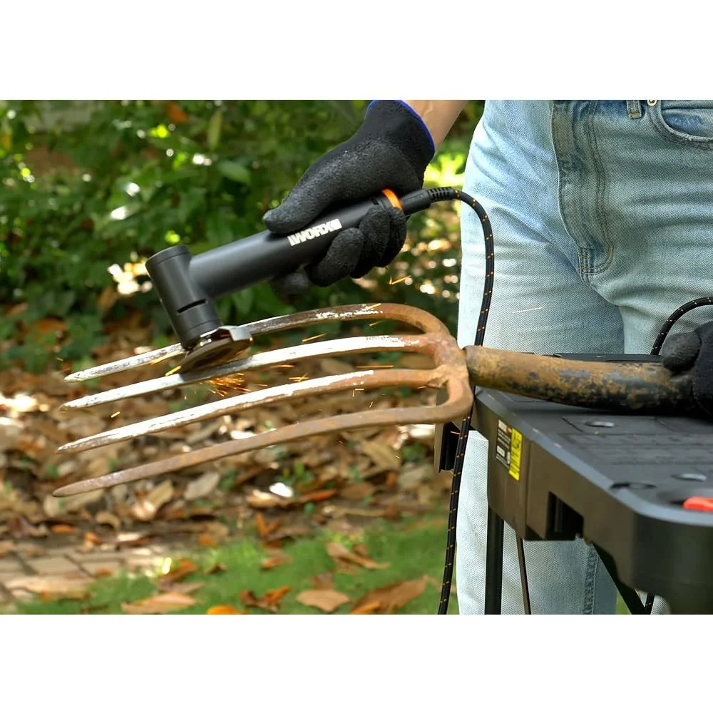 Мини-шлифовальная машина WORX MakerX WX741.9 20 В PowerShare без аккумулятора, без зарядного устройства, без хаба, бесщеточный мотор, микроэргономичный дизайн, фото №7