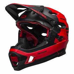 Шолом Bell SUPER DH Spherical Унісекс, для дорослих, Mat/Gls Red/Black Fasthouse, L - Фото 1
