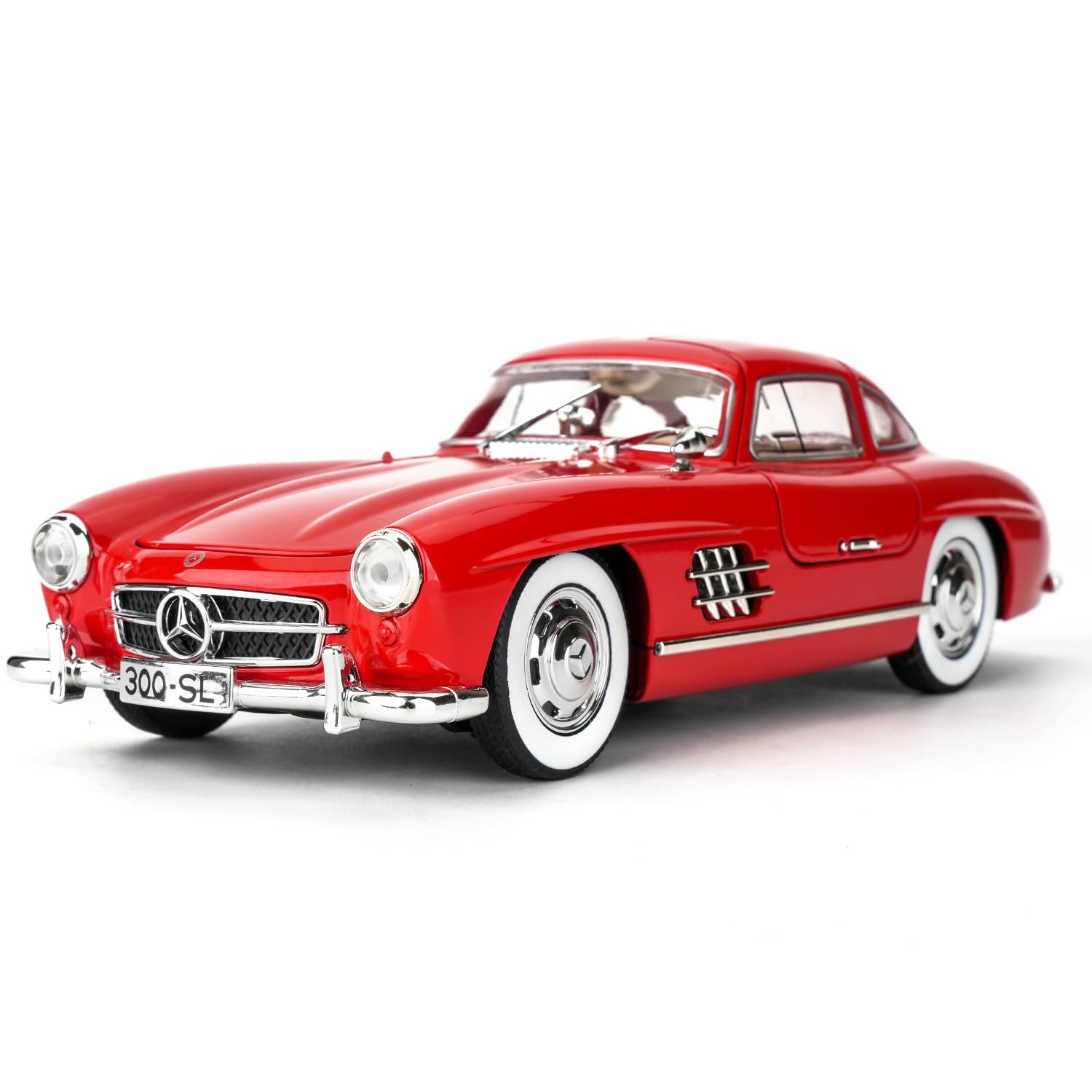Автомобиль TGRCM-CZ Classic Cars 300 SL Игрушка Pull Back Zinc Alloy со звуком и светом Красный, фото №1