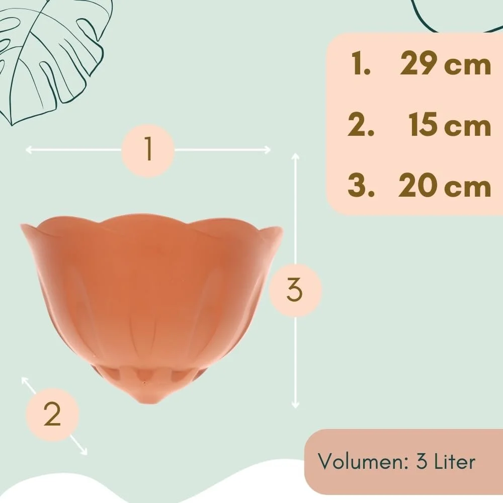 Вазон настінний GarPet Flower Pot Wall Компактний, фото №3