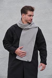 Флісовий шарф Without long gray - Фото 1