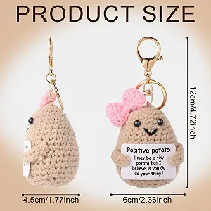 lasuroa Positive Potato 12,5 см Sweet Potato для эмоциональной поддержки с картой вдохновения цена на synthetic.ua - Фото 1 lasuroa Positive Potato 12,5 см Sweet Potato для эмоциональной поддержки с картой вдохновения synthetic.ua - Фото 1