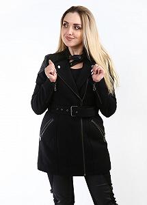 Пальто GUESS S Черный (GDG-W53L50W6RK0-Black) - Фото 1