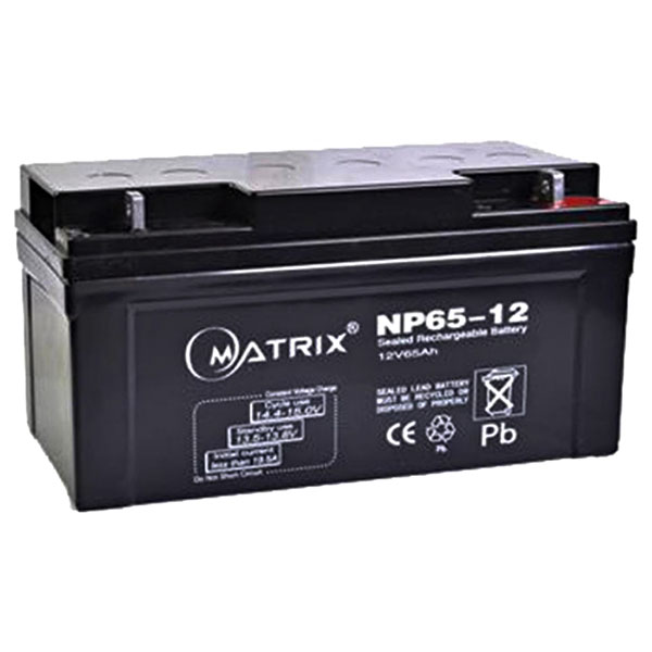 Аккумулятор для ИБП Matrix 12V 65Ah NP, фото №1