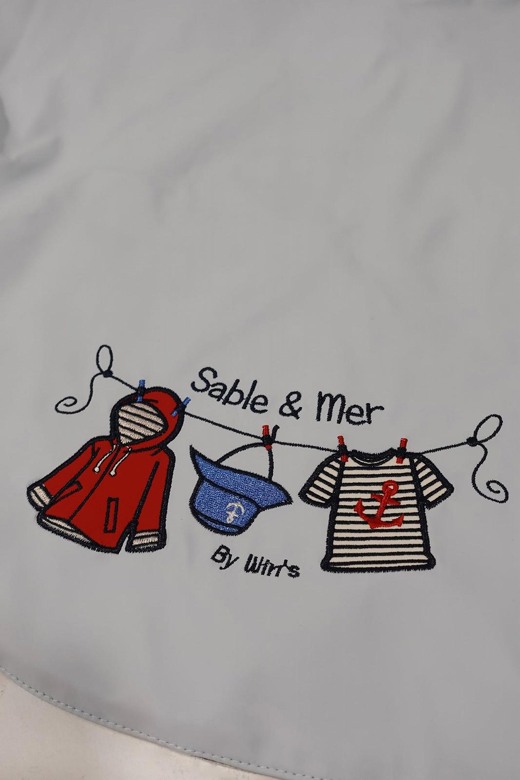 Водонепроникний плащ-накидка Win's Waxed від 6 місяців до 2 років, фото №3