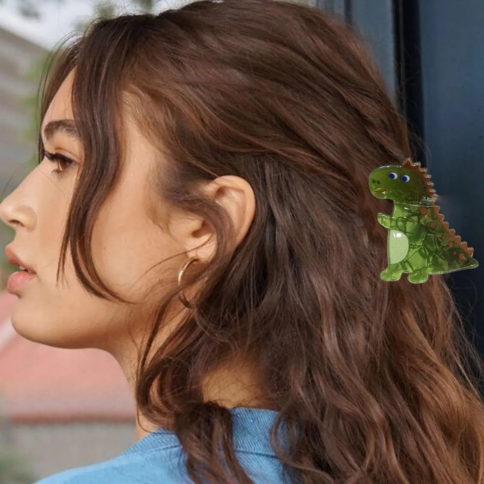 Заколка для волос Динозавр Batreta Акрил, фото №2