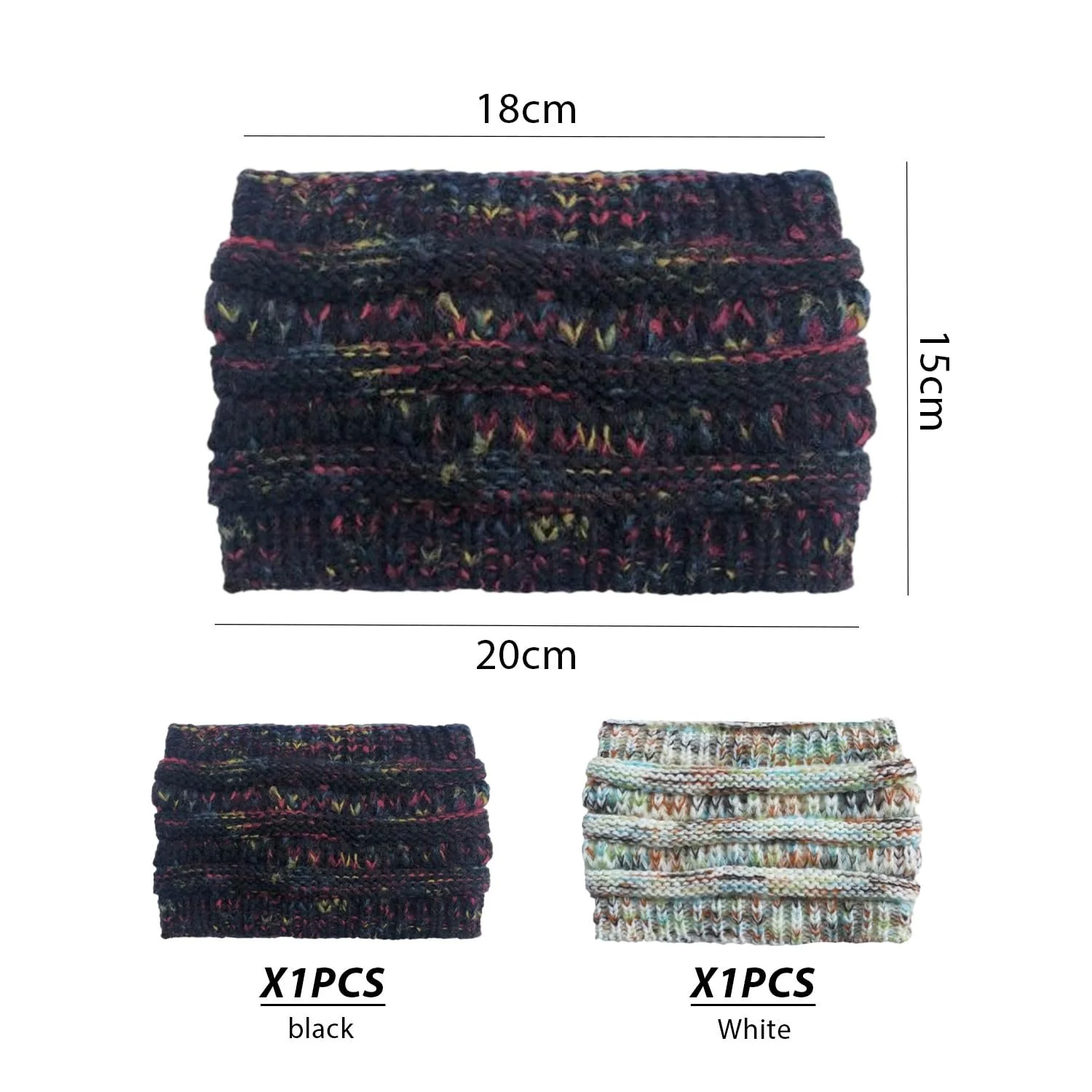 В'язана пов'язка на голову, фото №2