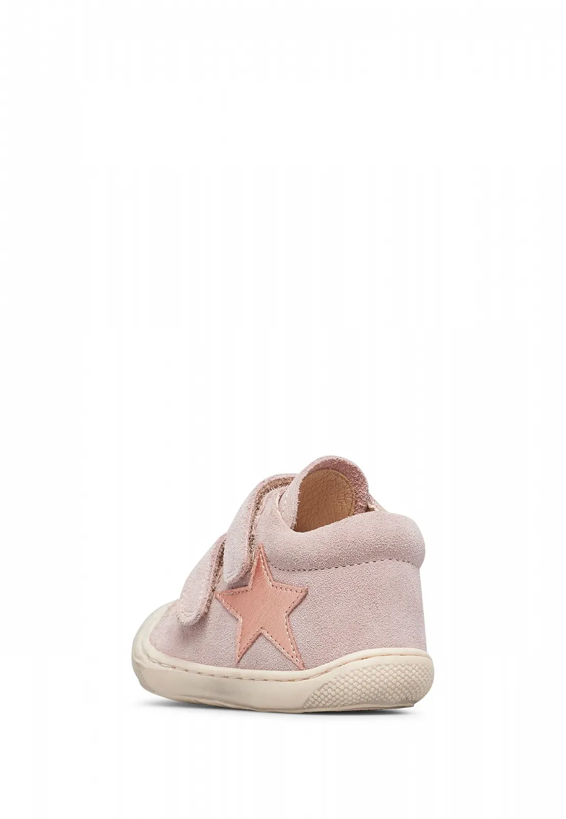 Перші крокуючі черевики Naturino Kolde VL Шкіра та замша Кремовий, фото №4