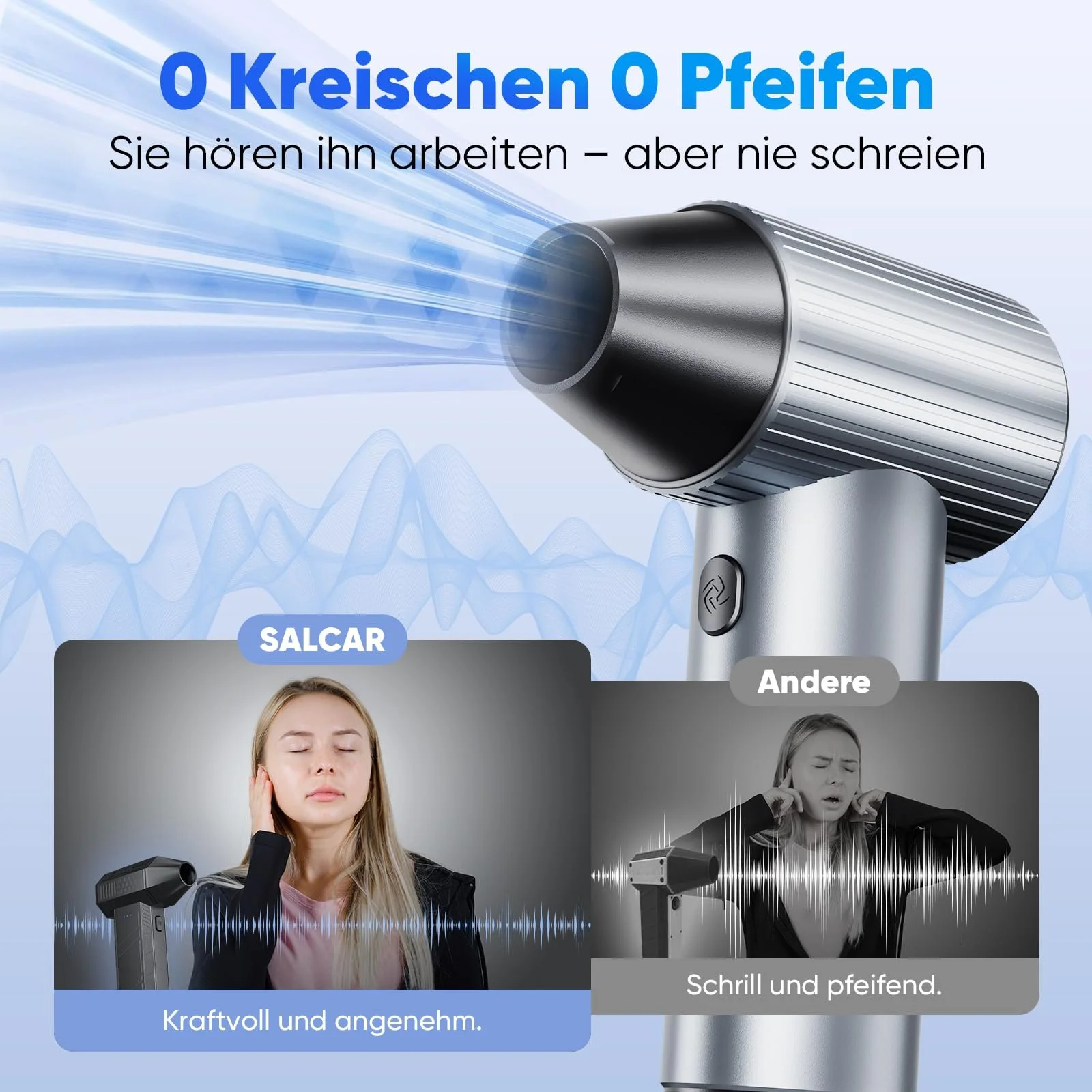 Електричний очищувач повітря SALCAR X7 3 швидкості 90,000 RPM 240W, фото №4