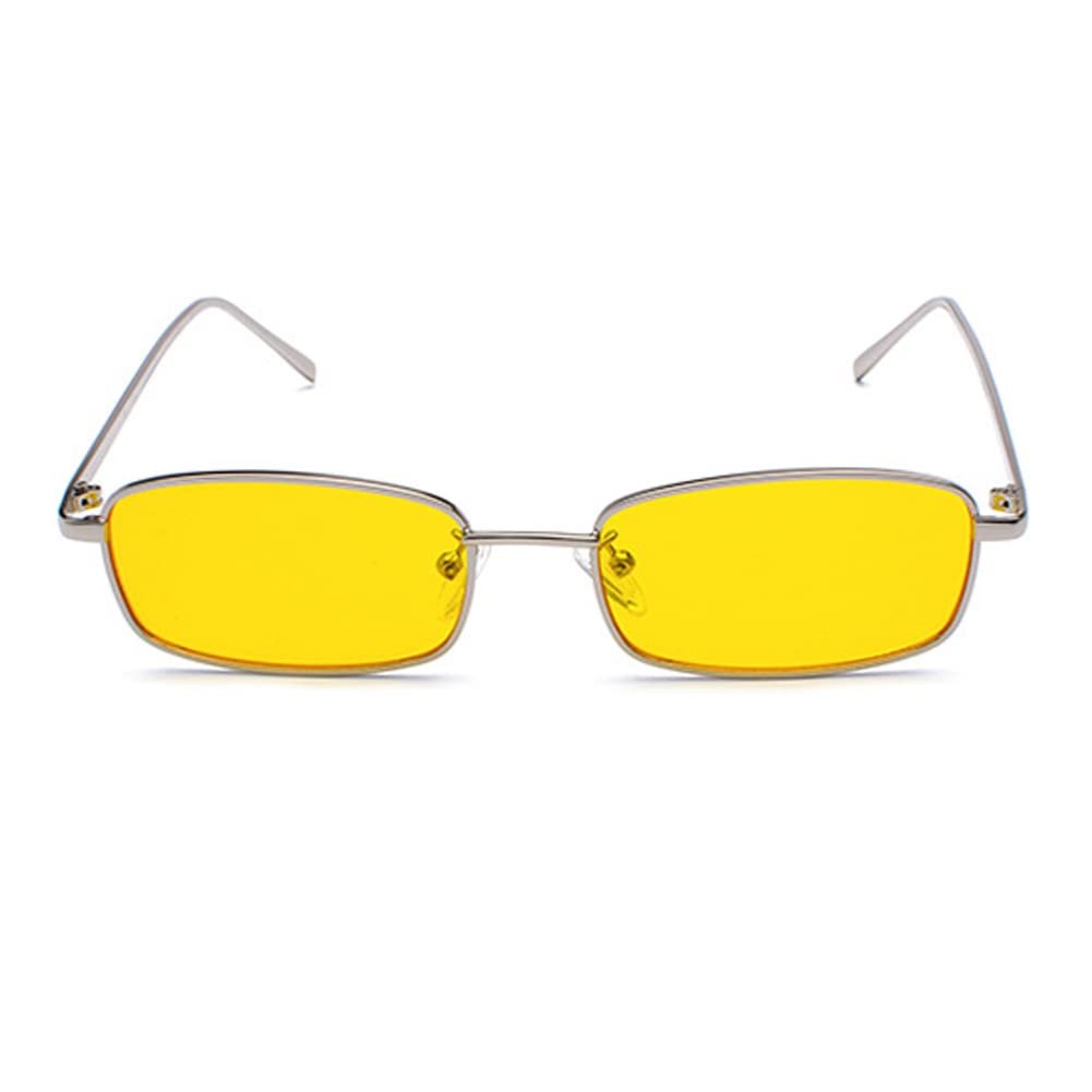 Класичні прямокутні сонцезахисні окуляри eiTurlutz Ретро Тонка металева оправа Вінтажні, фото №3 Класичні прямокутні сонцезахисні окуляри eiTurlutz Ретро Тонка металева оправа Вінтажні, фото №3